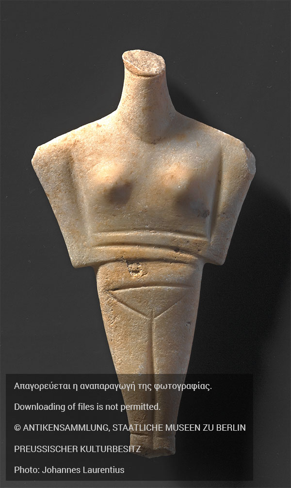 cycladic idol from nisyros